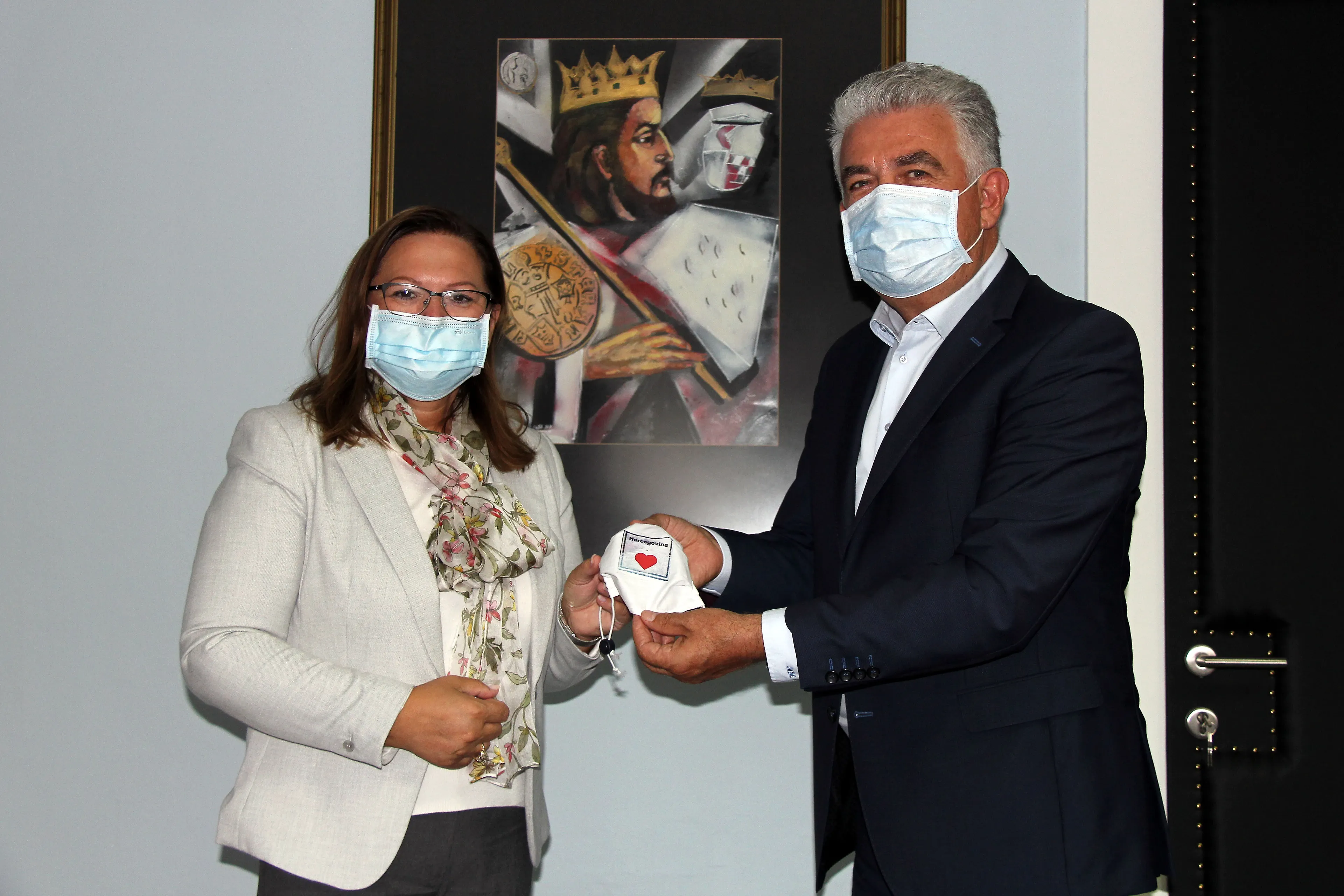 Министарка Анкица Гудељевић одржала састанак са предсједником Владе Херцеговачко-неретванског кантона