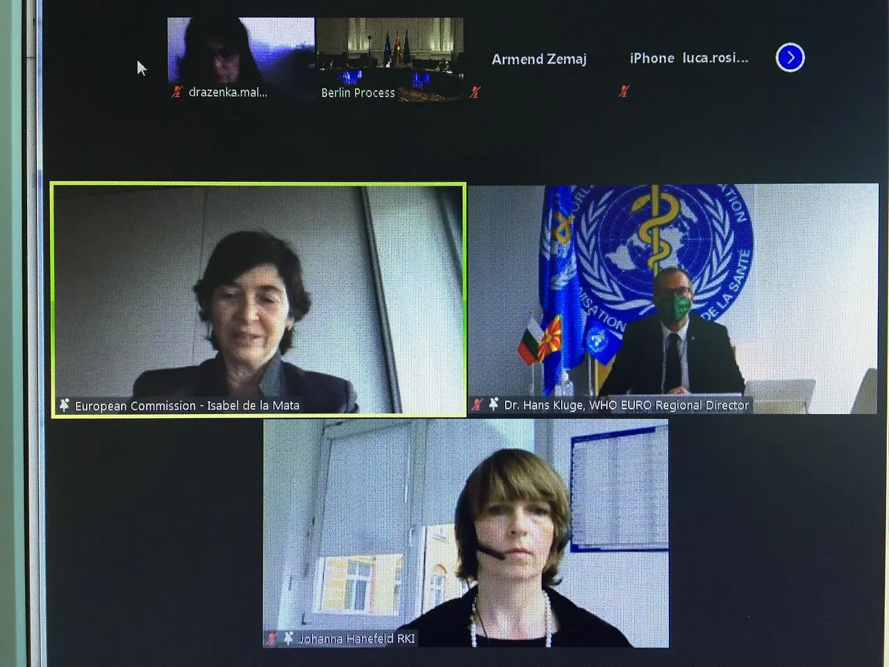 Министарство цивилних послова учествовало на састанку министара здравства  „ЈАЧАЊЕ РЕГИОНАЛНОГ ОДГОВОРА НА ЦОВИД – 19 У ОБЛАСТИ ЗДРАВСТВА“