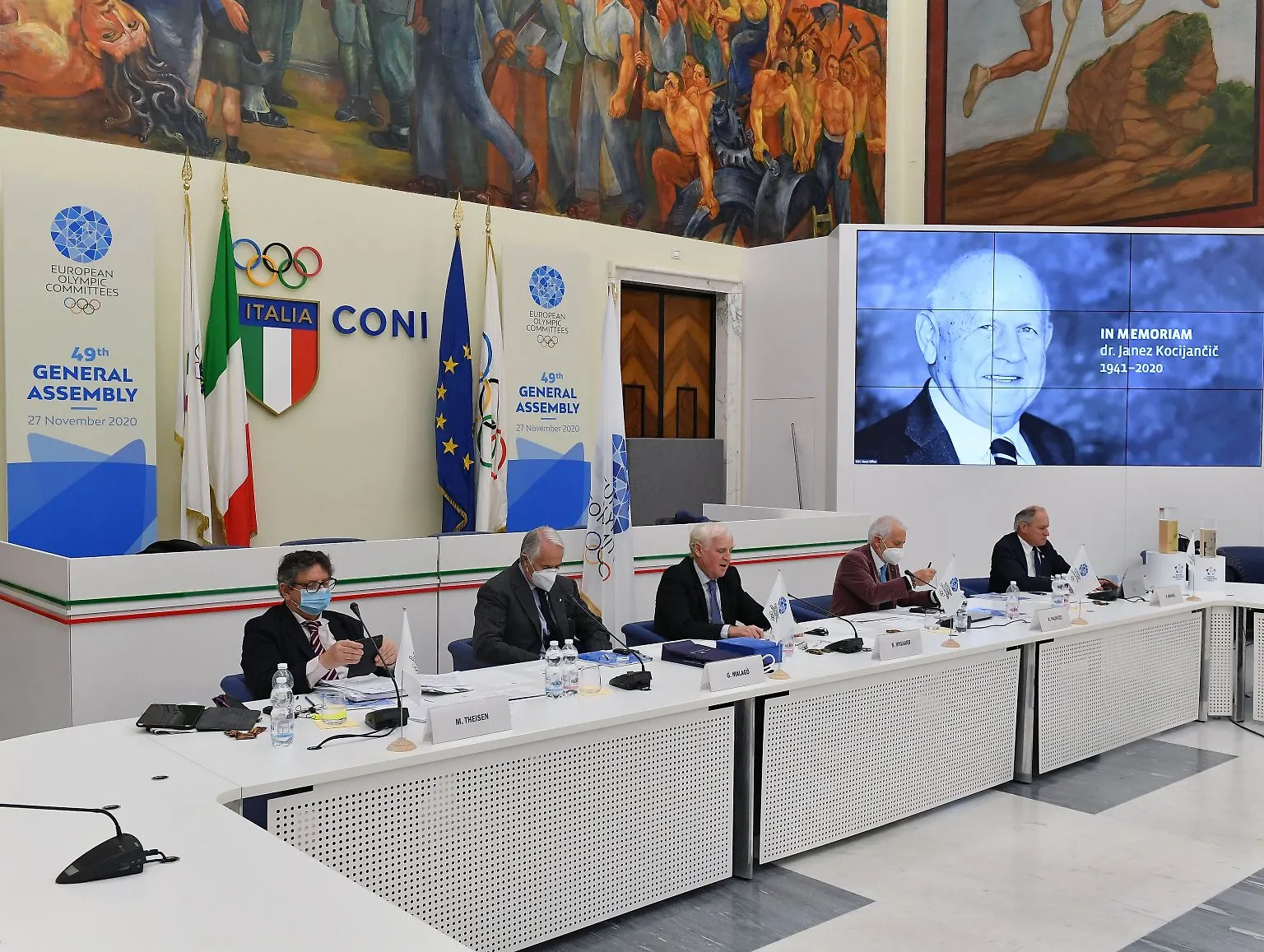 PRVI PUT VIDEO VEZOM ODRŽANA 49. GENERALNA SKUPŠTINA EUROPSKIH OLIMPIJSKIH ODBORA