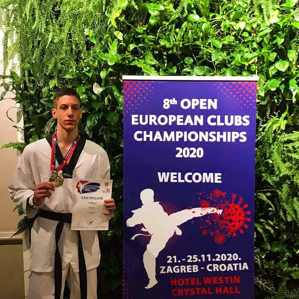 Честитка министарке цивилних послова Босне и Херцеговине, након освојеног златне медаље Ерола Нућиа на Европском првенству у таеквондоу