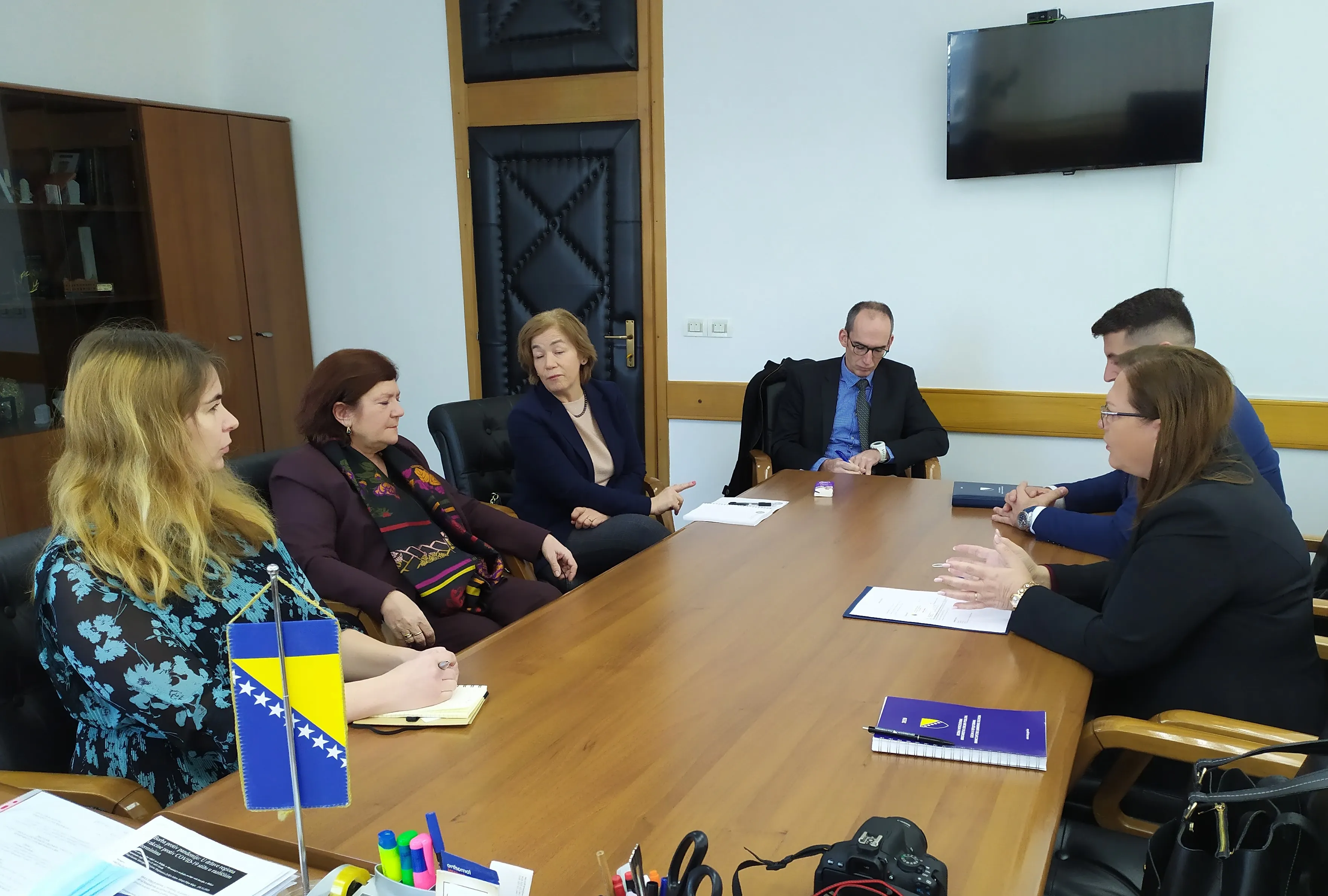 Министарка Анкица Гудељевић разговарала са новоименованом амбасадорком Републике Француске у БиХ Кристине Тоудик