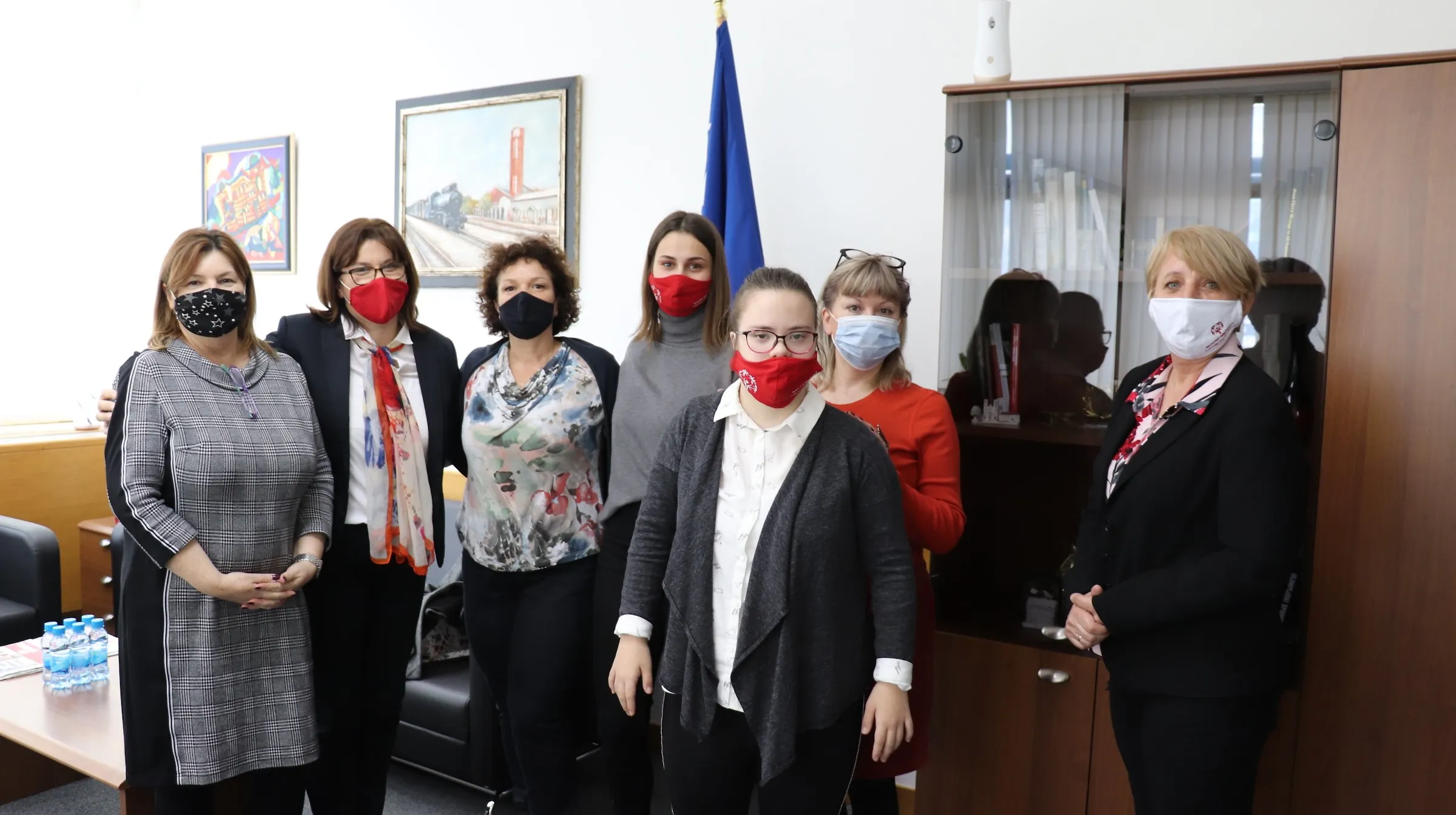 Министарство цивилних послова угостило је Едну Шуњић, која је именована у Савет спортиста Европске специјалне олимпијаде за 2021-2023.