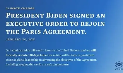 САД ће се поново придружити Паришком споразуму