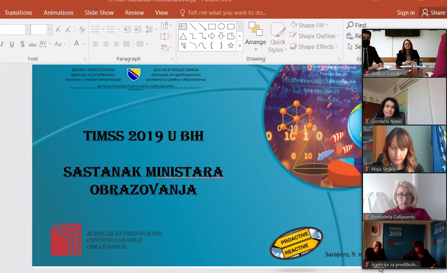 Министри образовања у Босни и Херцеговини разговарали о резултатима међународних истраживања PISA и TIMSS