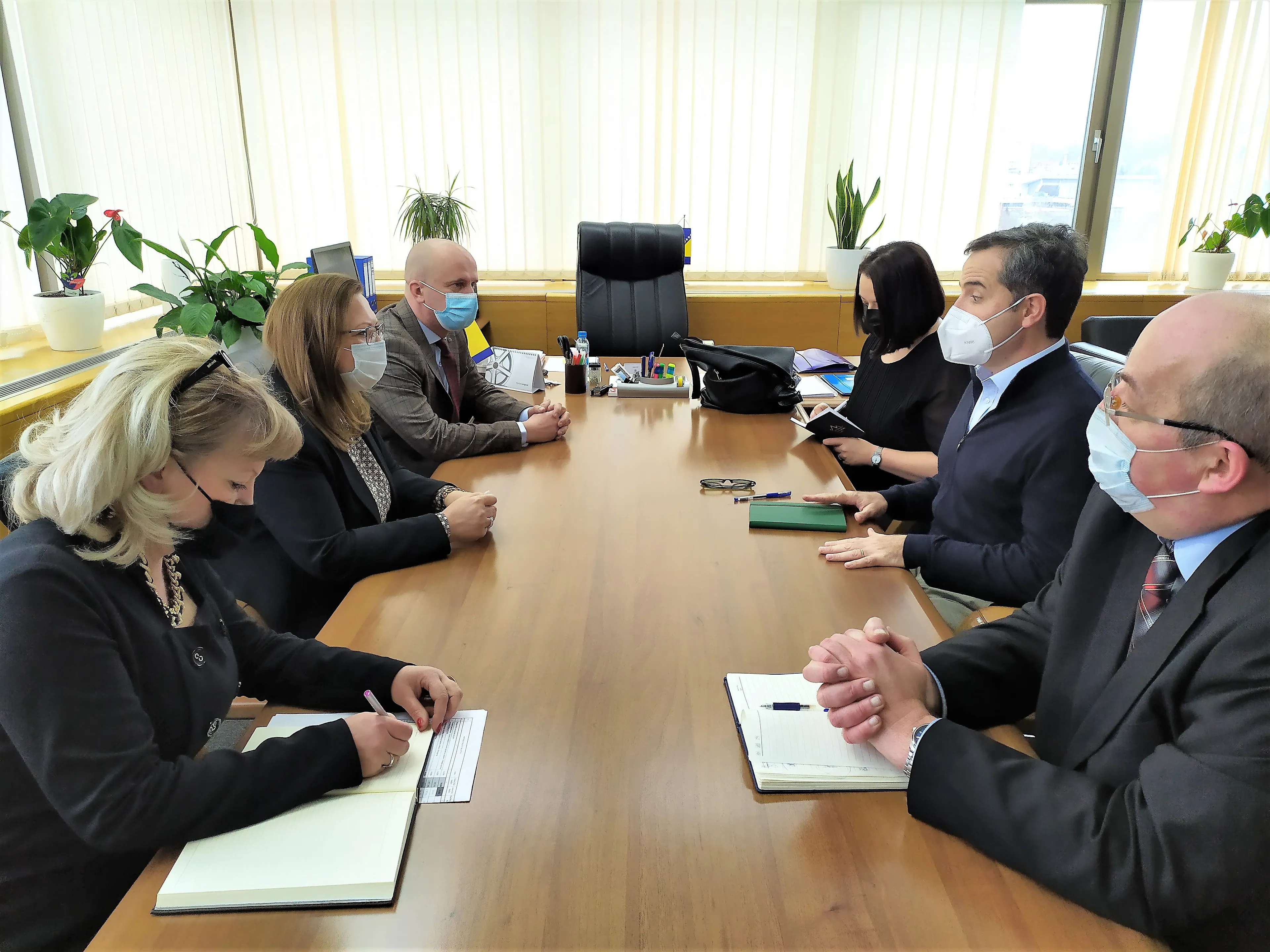 Министарка Анкица Гудељевић разговарала са Фабиом Сканом, шефом Канцеларије СЗО у БиХ