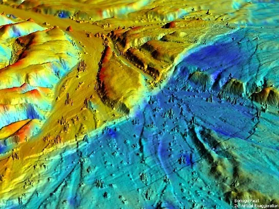 Lidar oprema pruža sveobuhvatne slike potresnih zona 