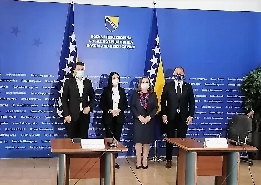 Министарство цивилних послова потписало уговоре са ентитетским министрима спорта за Европску седмицу спорта за пројект  „EU4Youth – или познатијем као “Европску седмицу спорта ван граница за земље Западног Балкана“