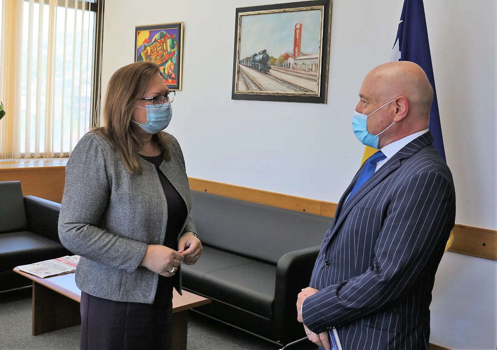 Министарка Анкица Гудељевић разговарала са амбасадором Републике Пољске у БиХ Јаросłаwом Линденбергом- Акценат на набавки вакцина из програма EU4HEALTH