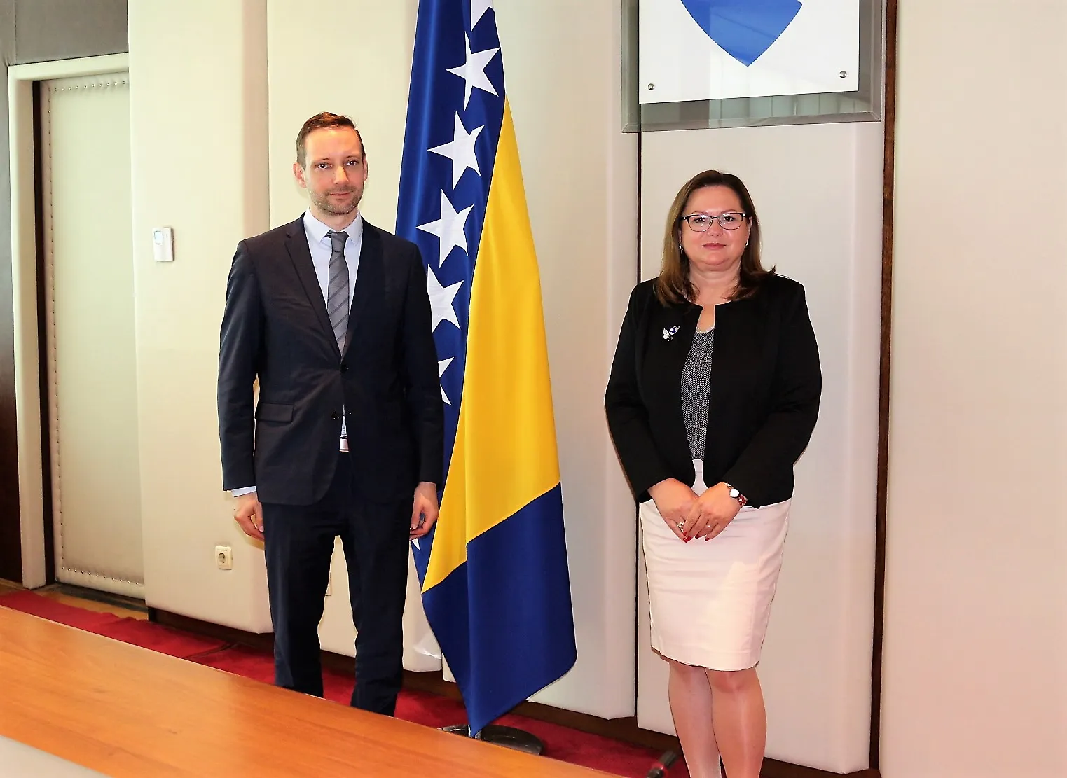Ministrica Ankica Gudeljević razgovarala sa mađarskim državnim tajnikom Tristanom Azbejom