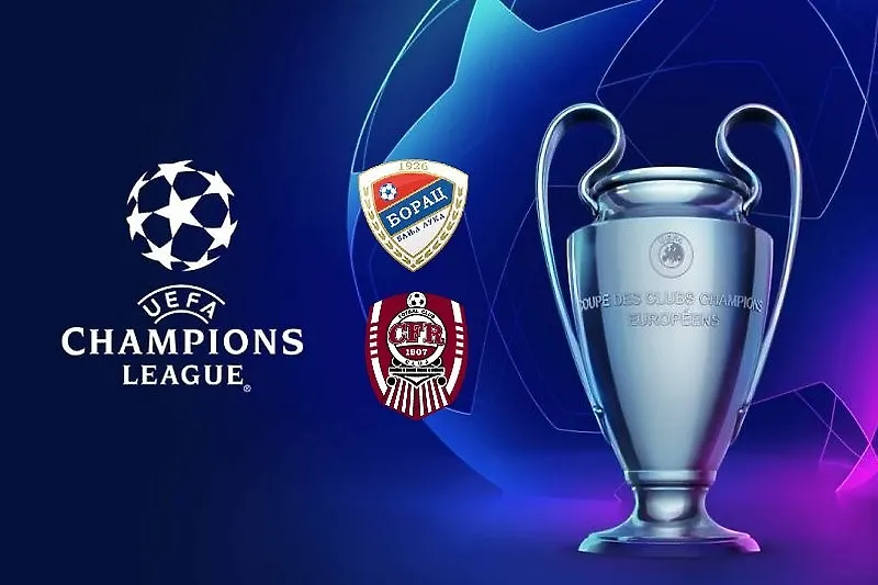 NOGOMETAŠI BORCA PROTIV CLUJA U PRETKOLU LIGE PRVAKA