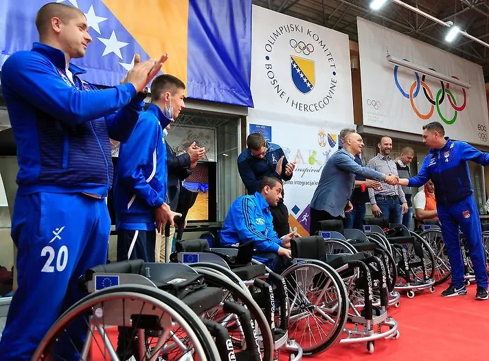 Вакцинисани чланови параолимпијског тима Босне и Херцеговине