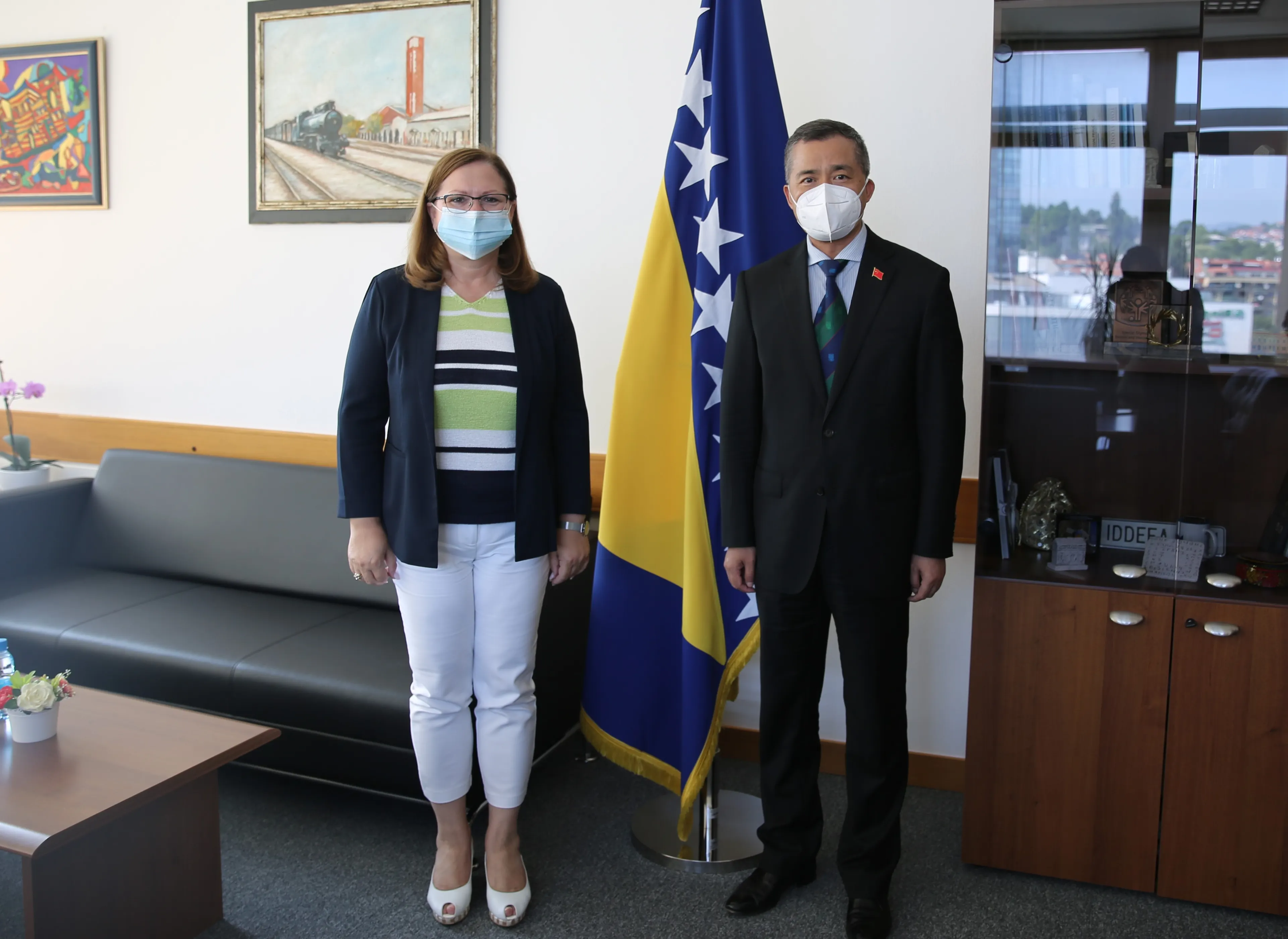 Министaрка Анкица Гудељевић разговарала са амбасадором Ји Пингом