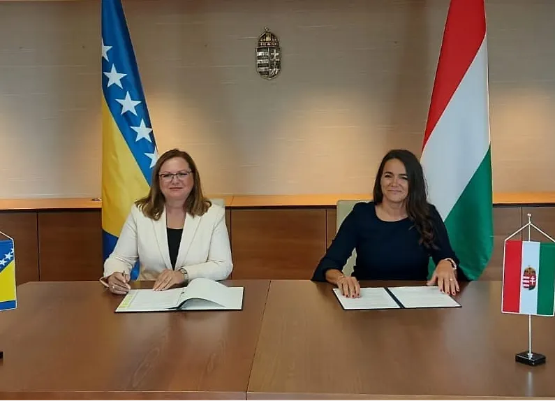 Министарка Анкица Гудељевић потписла Меморандум о сарадњи у области младих између Министарства цивилних послова Босне и Херцеговине и Кабинета премијера и министра за породицу Мађарске 