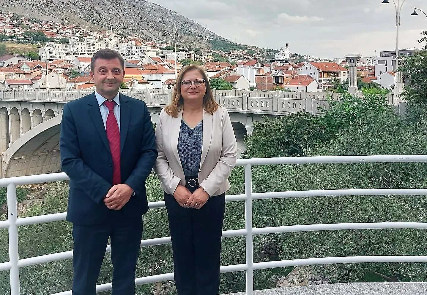 Министарка Анкица Гудељевић разговарала са градоначелником Мостара Мариом Кордићем
