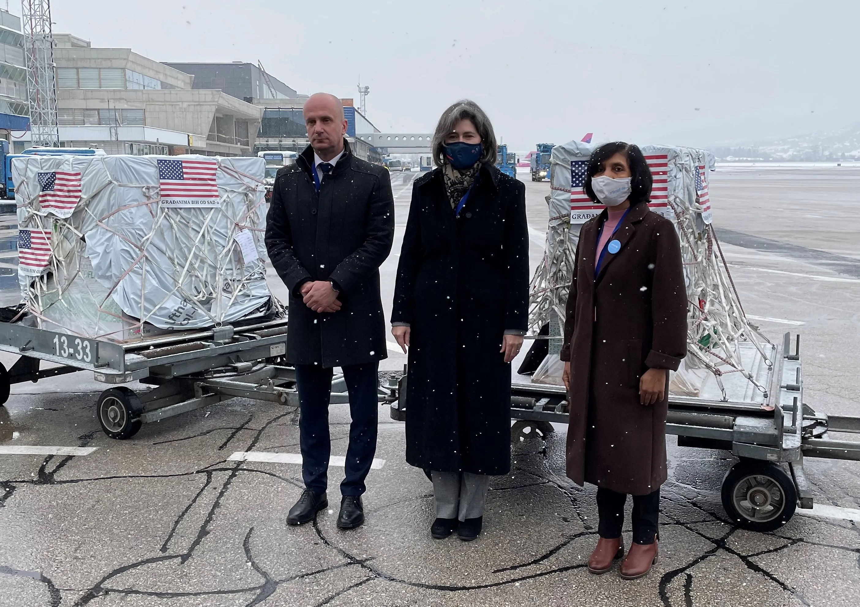 Министарство цивилних послова БиХ преузело вакцине, донацију Сједињених Америчких Држава