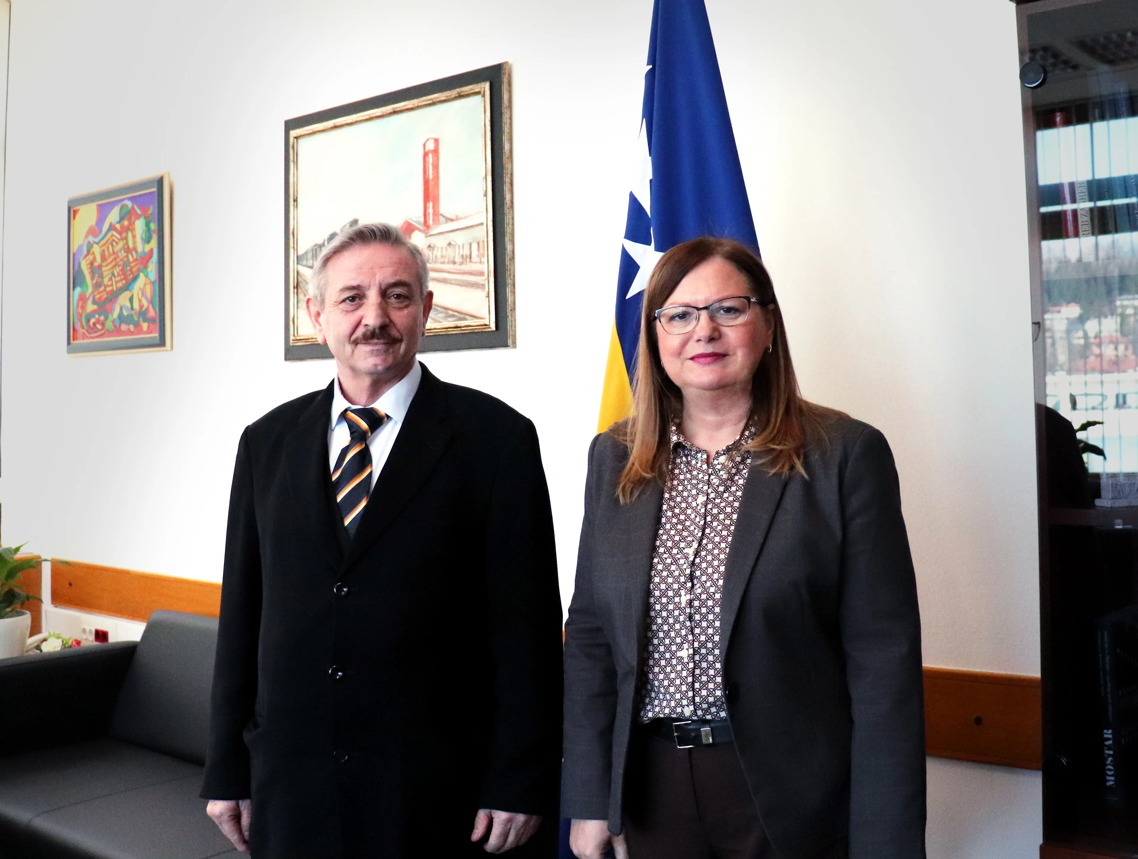 Министарка Анкица Гудељевић примила у наступну посјету амбасадора Републике Сјеверне Македоније