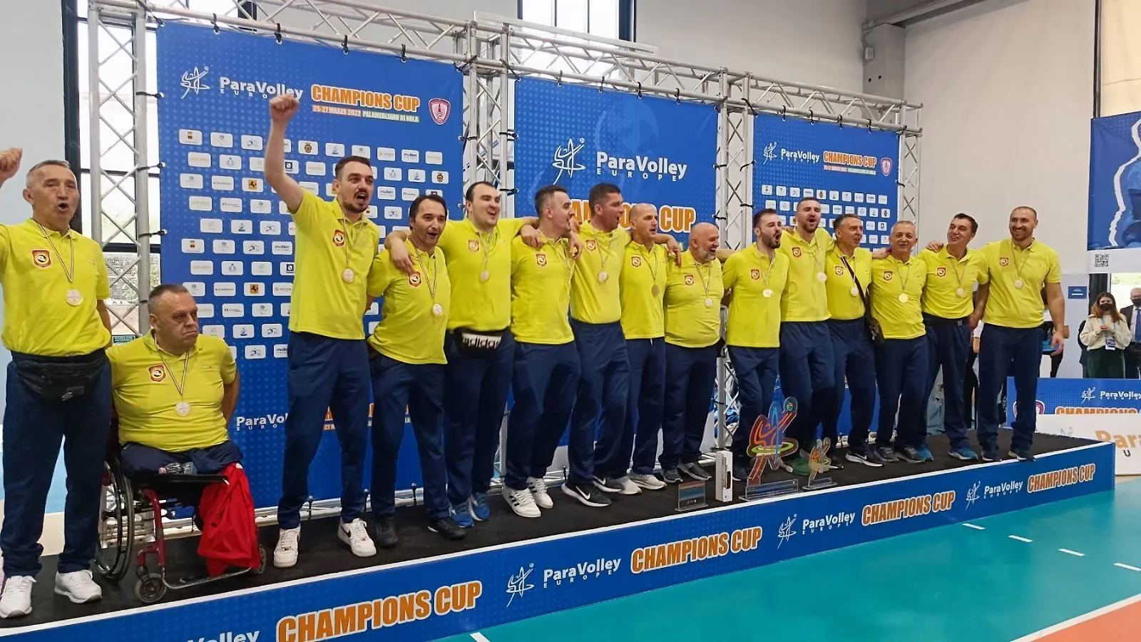 ODBOJKAŠKI KLUB INVALIDA FANTOMI PRVACI EUROPE