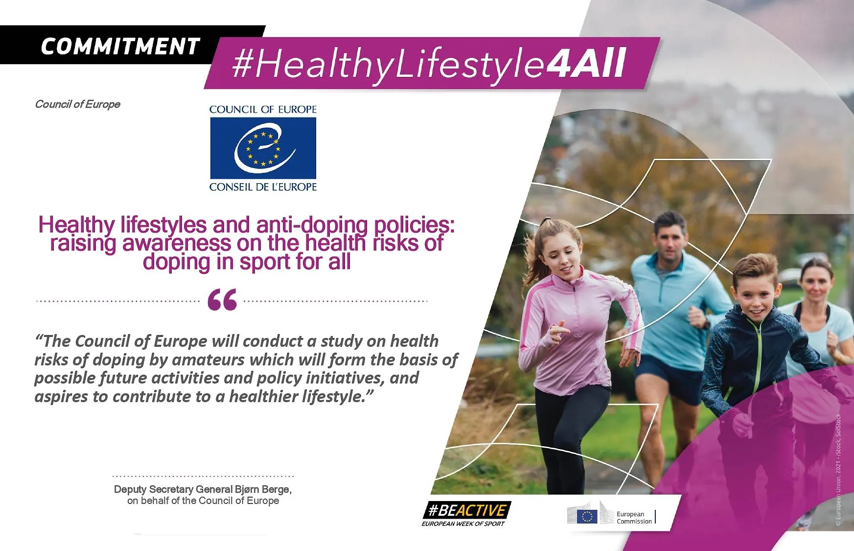 VIJEĆE EUROPE O ZDRAVIM STILOVIMA ŽIVOTA I ANTIDOPING POLITICI