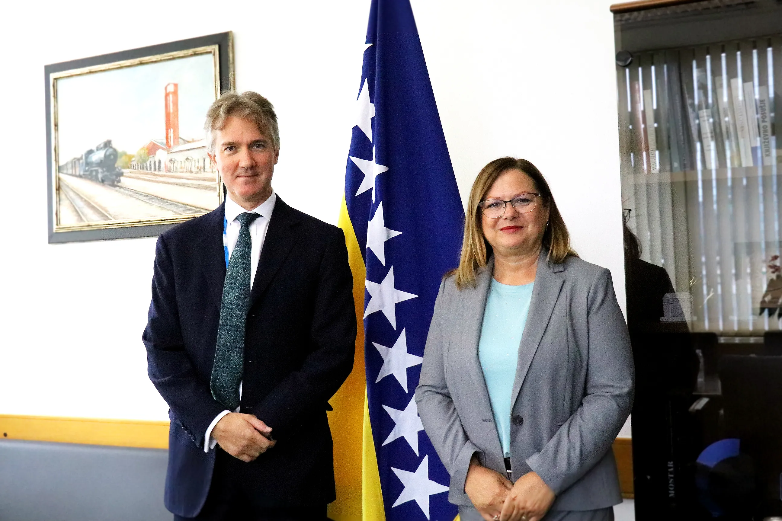 Амбасадор Велике Британије Џулијан Рајли у наступној посјети Министарству цивилних послова