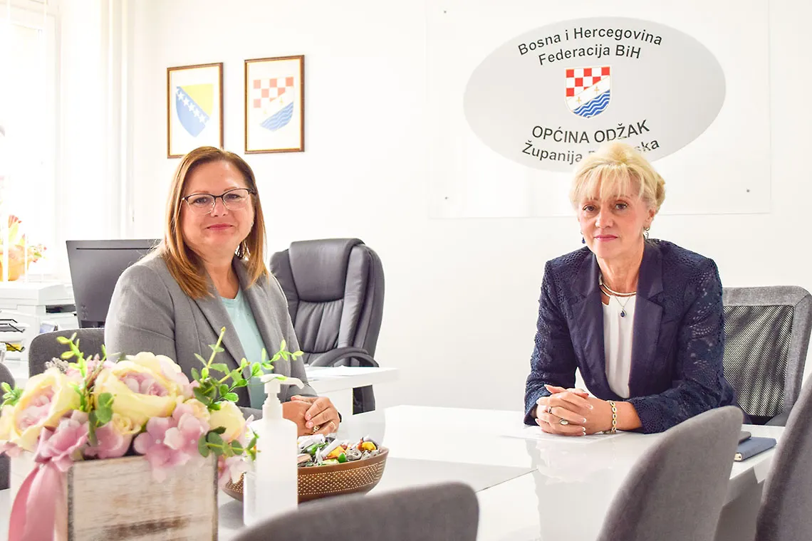 Министарка Гудељевић у посјети Општини Оџак