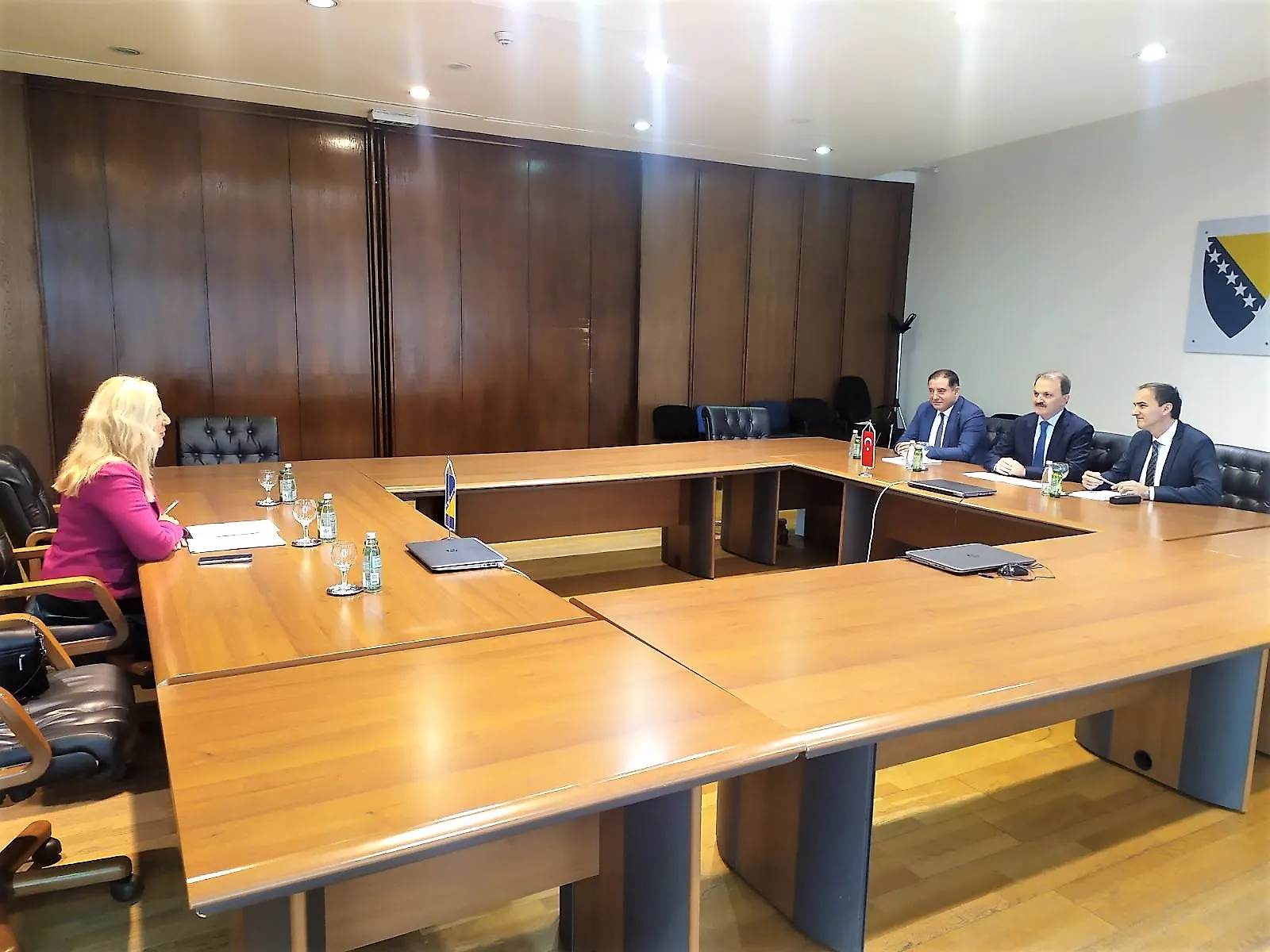 Замјеник министра рада и социјалног осигурања Републике Турске Аднан Ертем у посјети Министарству цивилних послова 