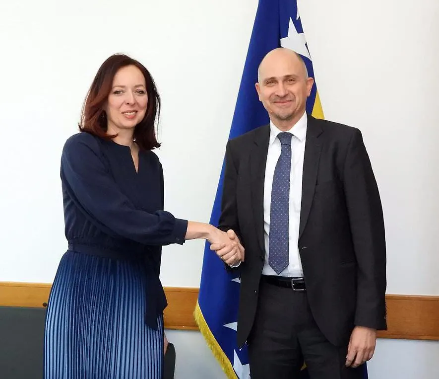 Министарка цивилних послова Дубравка Бошњак примила у посјету амбасадора Мађарске