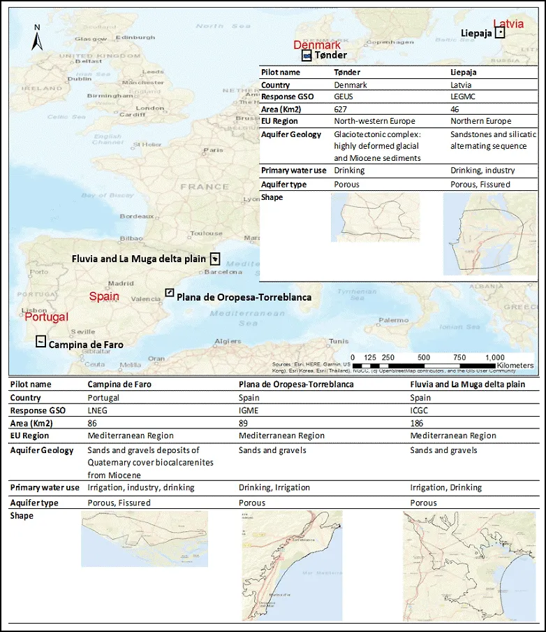 Intruzija slane/morske vode: Metode procjene za identifikaciju prirodnih pozadinskih nivoa vodonosnih slojeva podzemne vode