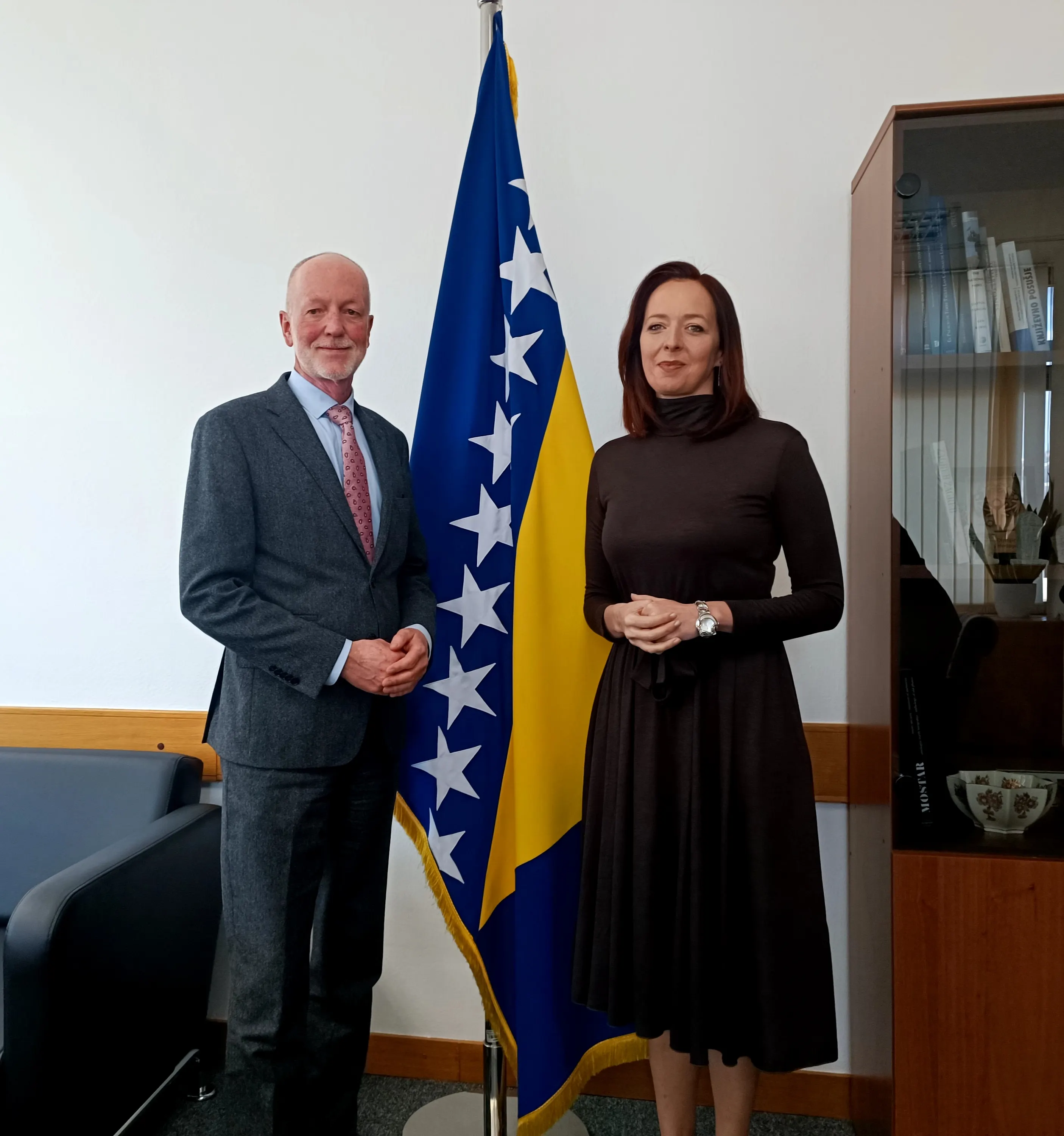 Министарка Дубравка Бошњак са њемачким амбасадором о деминирању у Босни и Херцеговини