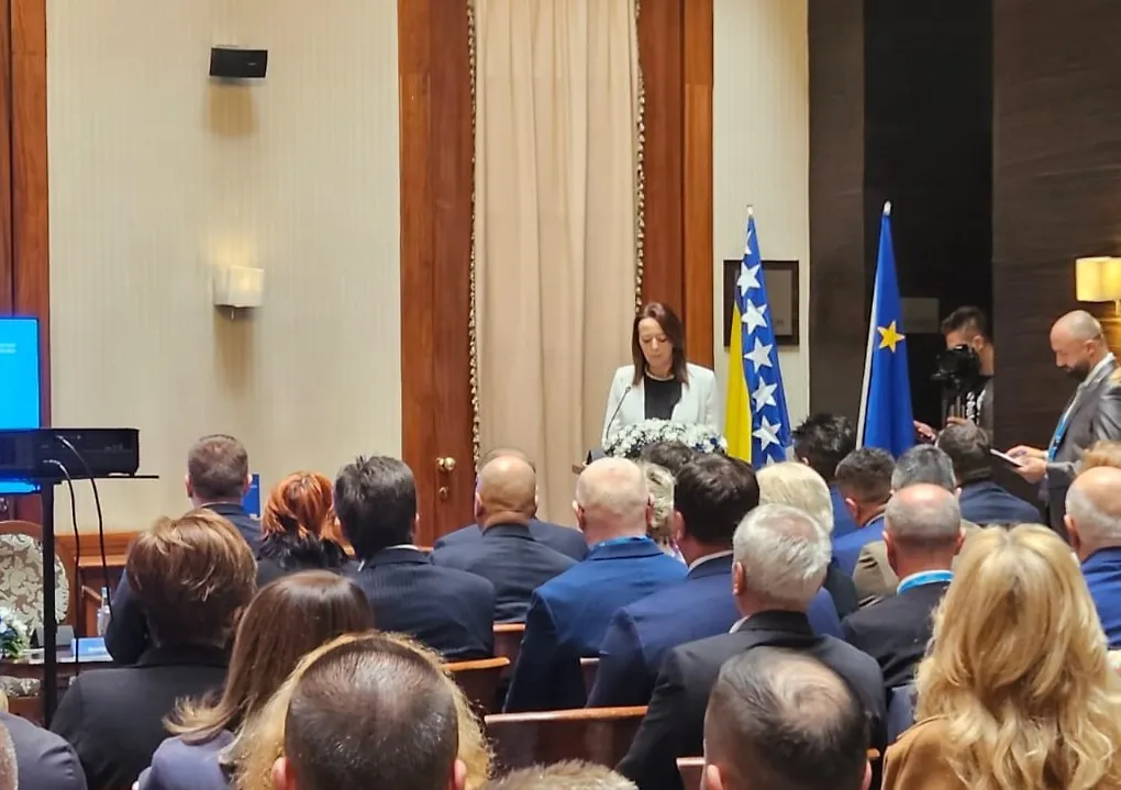 Министарка Дубравка Бошњак на свечаној академији поводом 100 година институционалног јавног здравства у Босни и Херцеговини