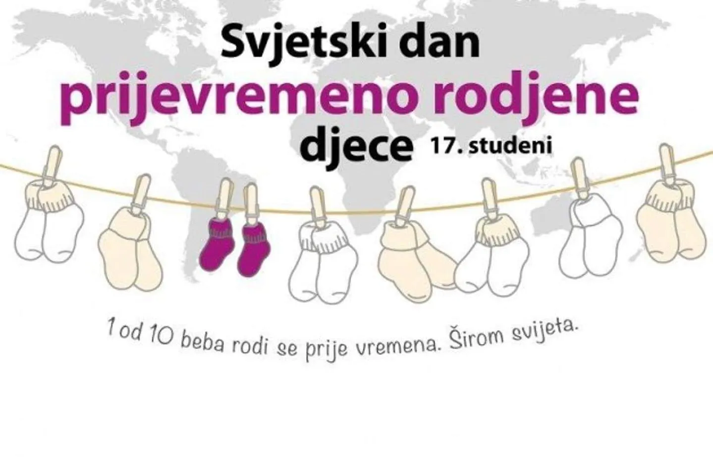 Министарство цивилних послова активно подржава Међународни дан свјесности о пријевременом рођењу: Нагласак на едукацији, медицинској њези и родитељској подршци