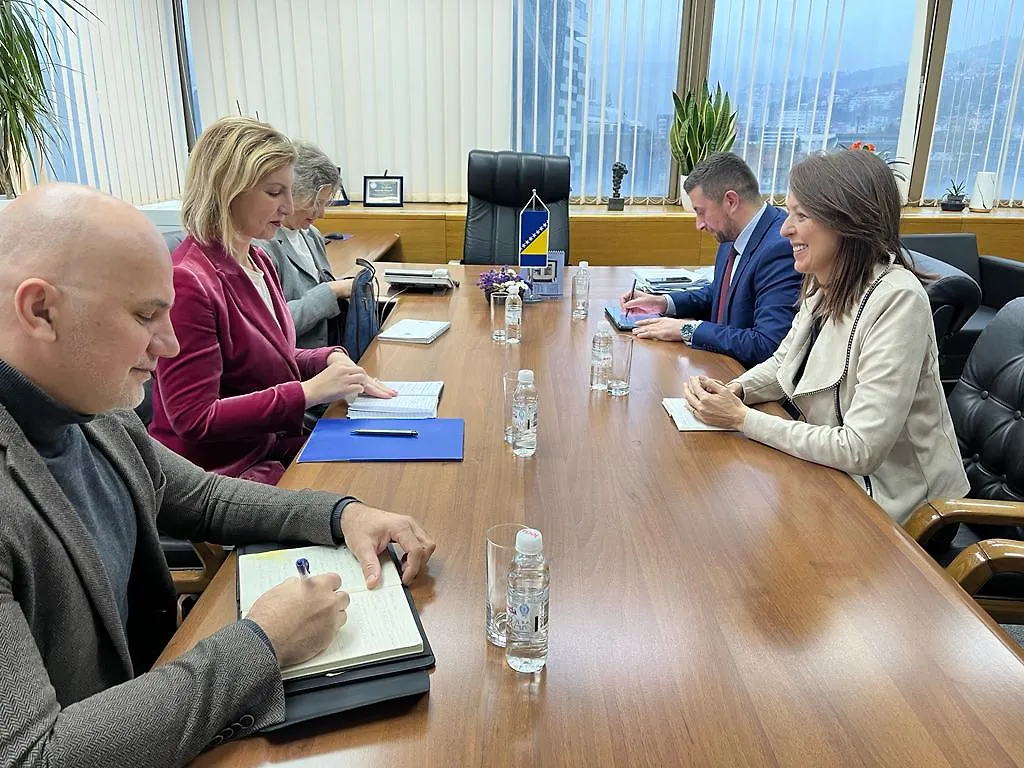 Министарка цивилних послова Дубравка Бошњак разговарала с Лауром Лунгароти о раду ИОМ-а и миграцијама 