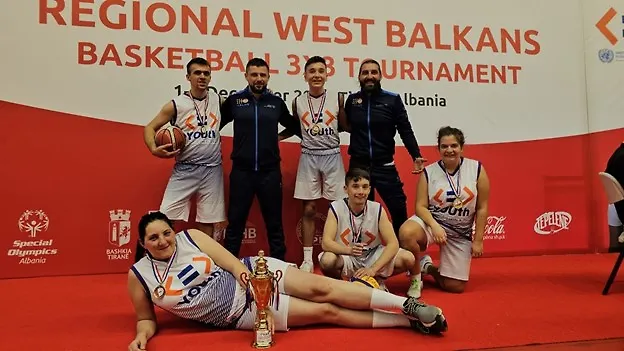 Ekipa Specijalne olimpijade Bosne i Hercegovine pobjednik regionalnog košarkaškog inkluzivnog turnira u Albaniji