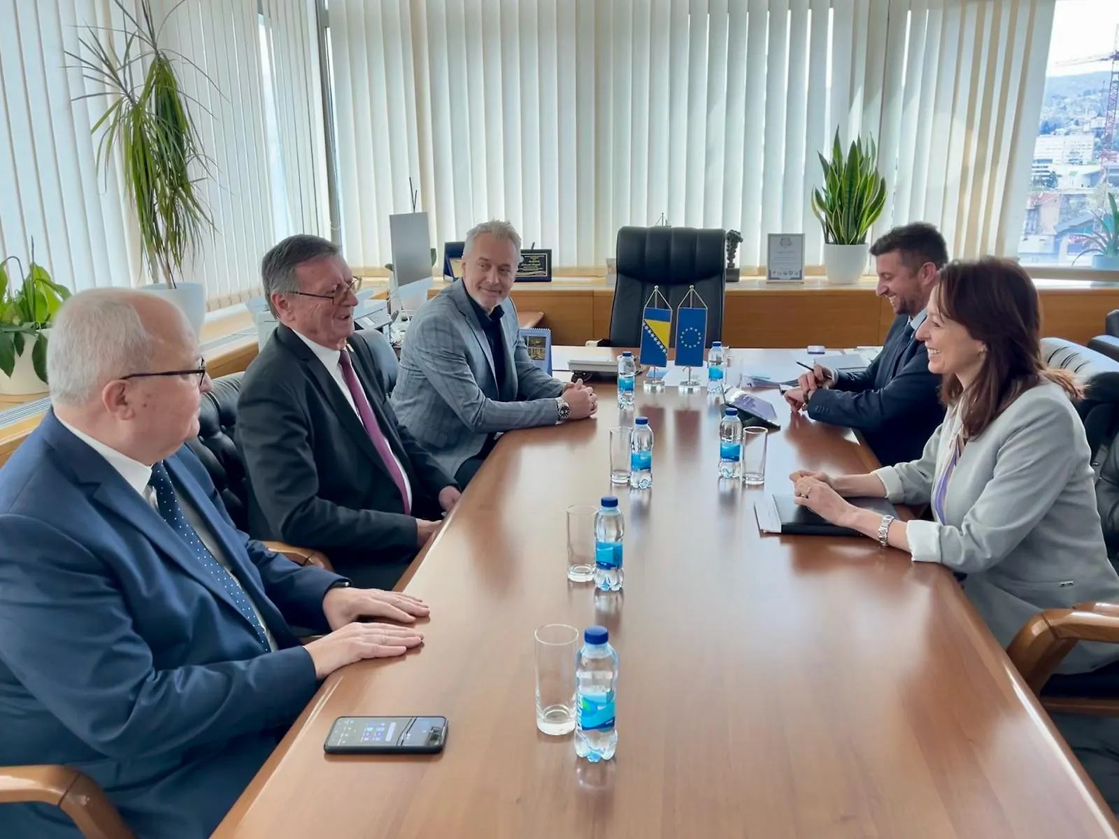 Министарка Дубравка Бошњак разговарала с предсједником Европске одбојкашке конфедерације