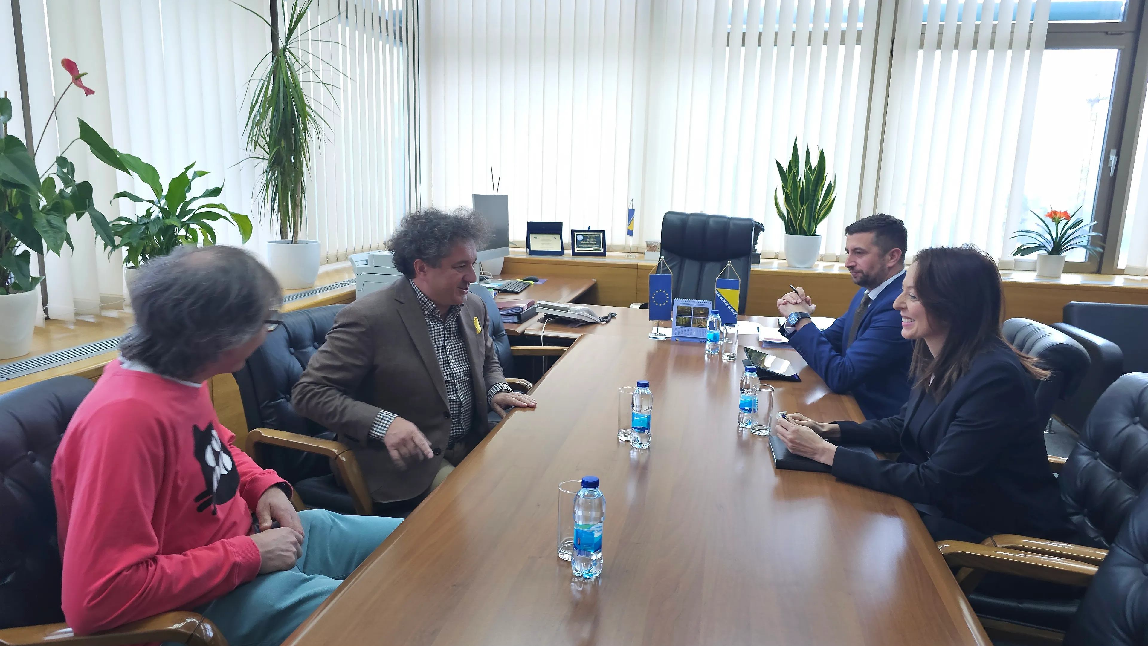 Minister Dubravka Bošnjak with Alen Pilav and Tomaž Štupnik on Transplant Medicine in Bosnia and Herzegovina