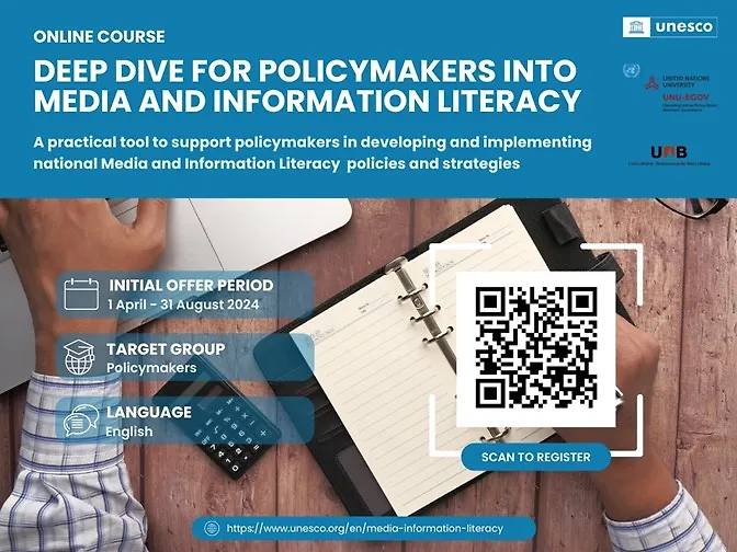UNESCO kurs za donositelje politika iz oblasti Medijske i informacijske pismenosti