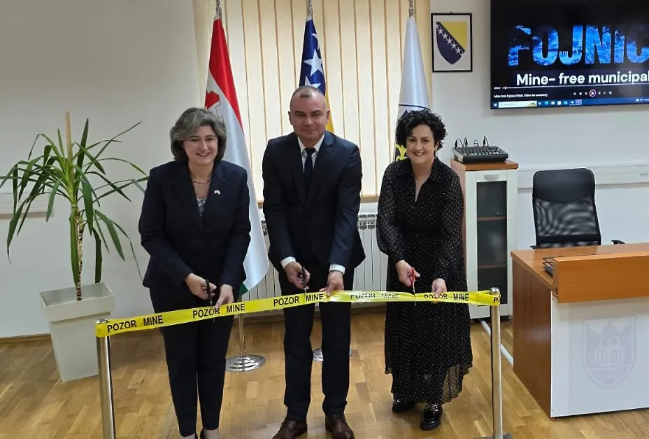 Održana ceremonija proglašenja općine Fojnica slobodnom od mina