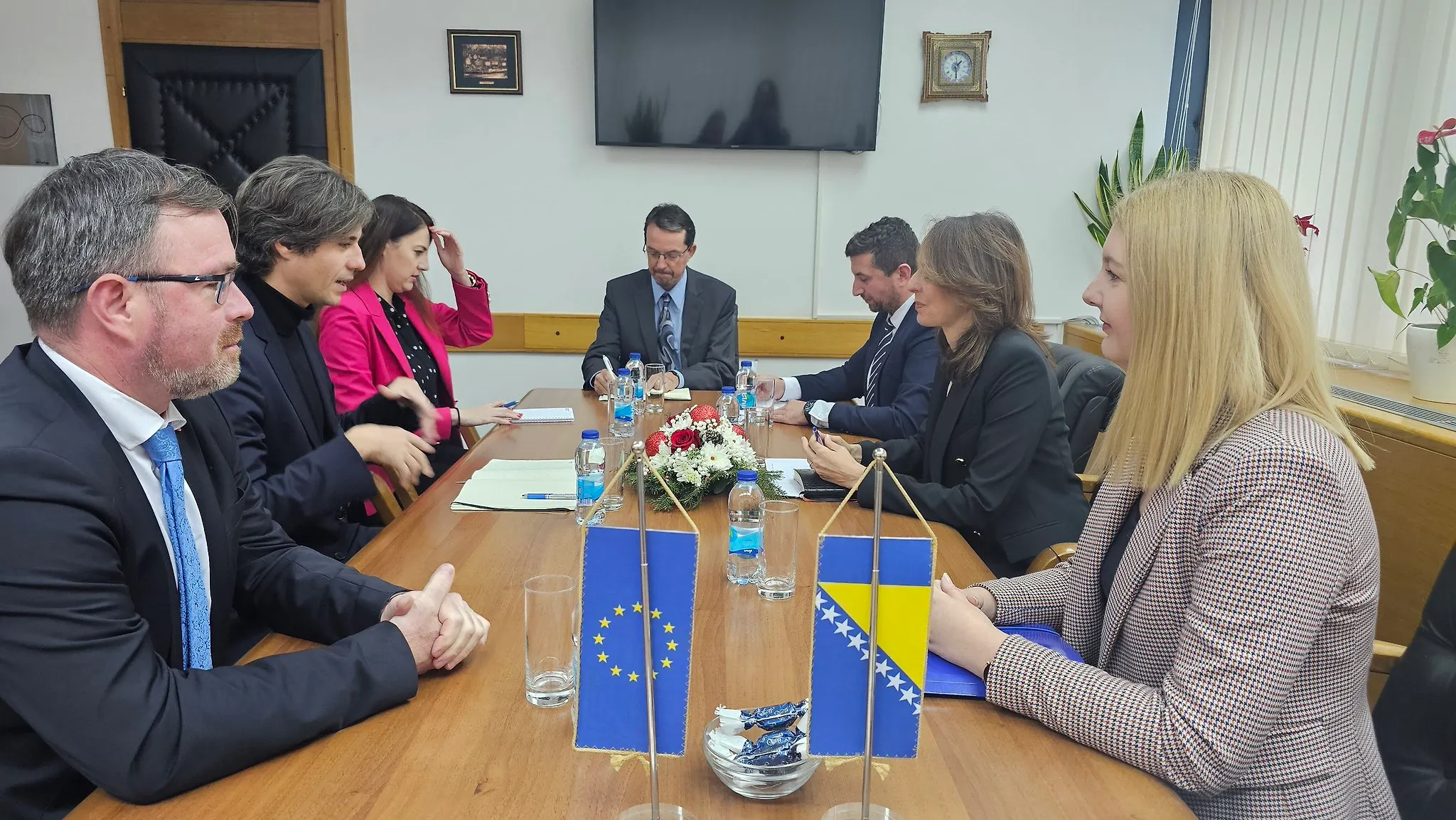 Ministrica Bošnjak na sastanku s ministrom rada, socijalne politike i jednakih mogućnosti Republike Slovenije, Lukom Mesec