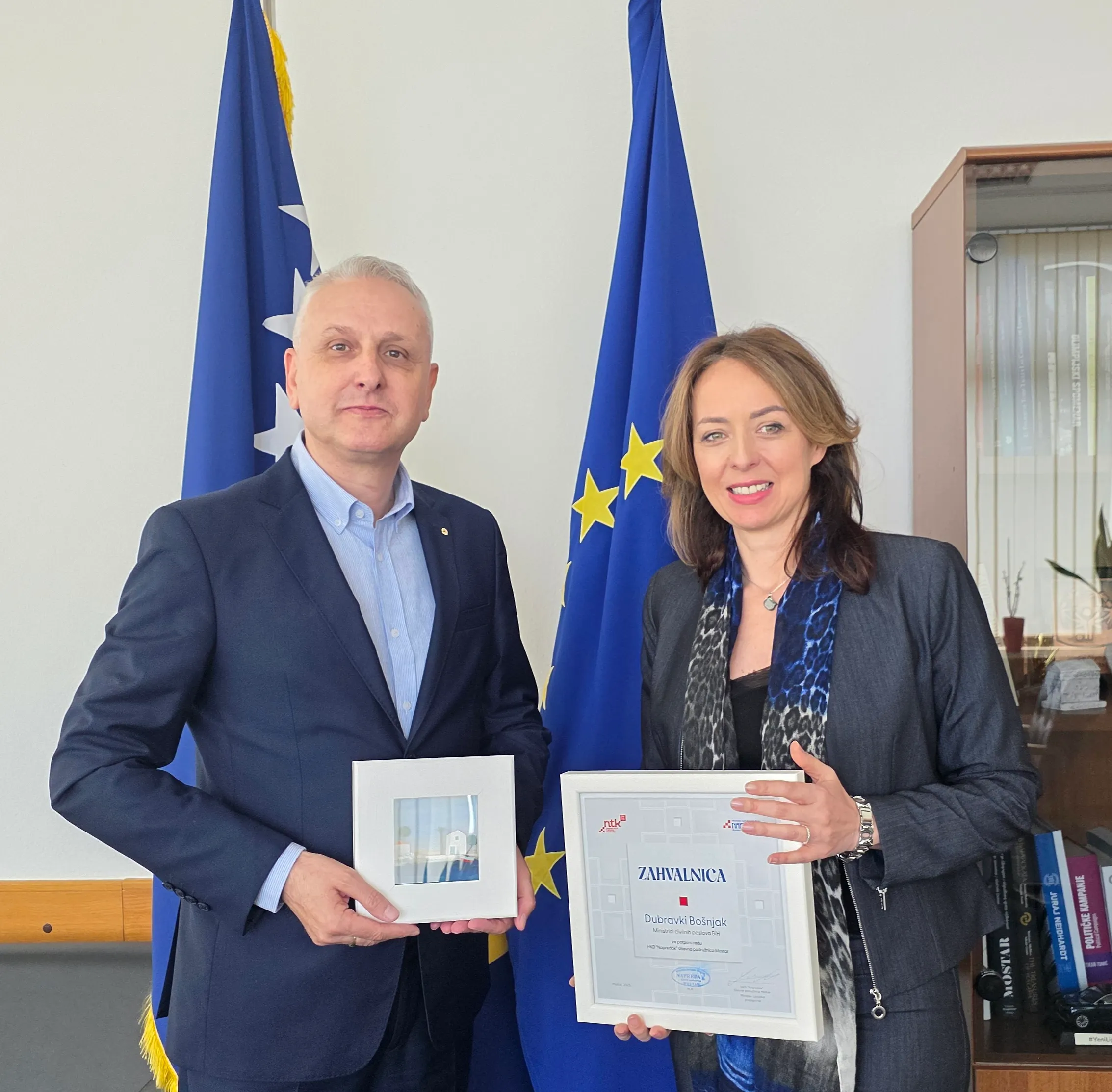 Podrška ministrice Bošnjak HKD Napredak Mostar: Očuvanje kulturne baštine