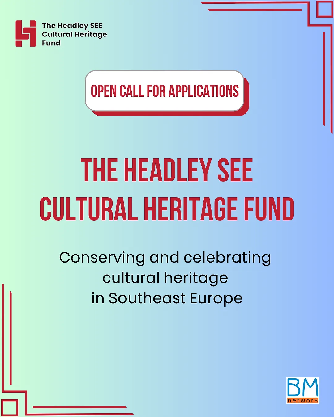 Otvoren poziv za finansiranje projekata očuvanja kulturne baštine u Jugoistočnoj Evropi