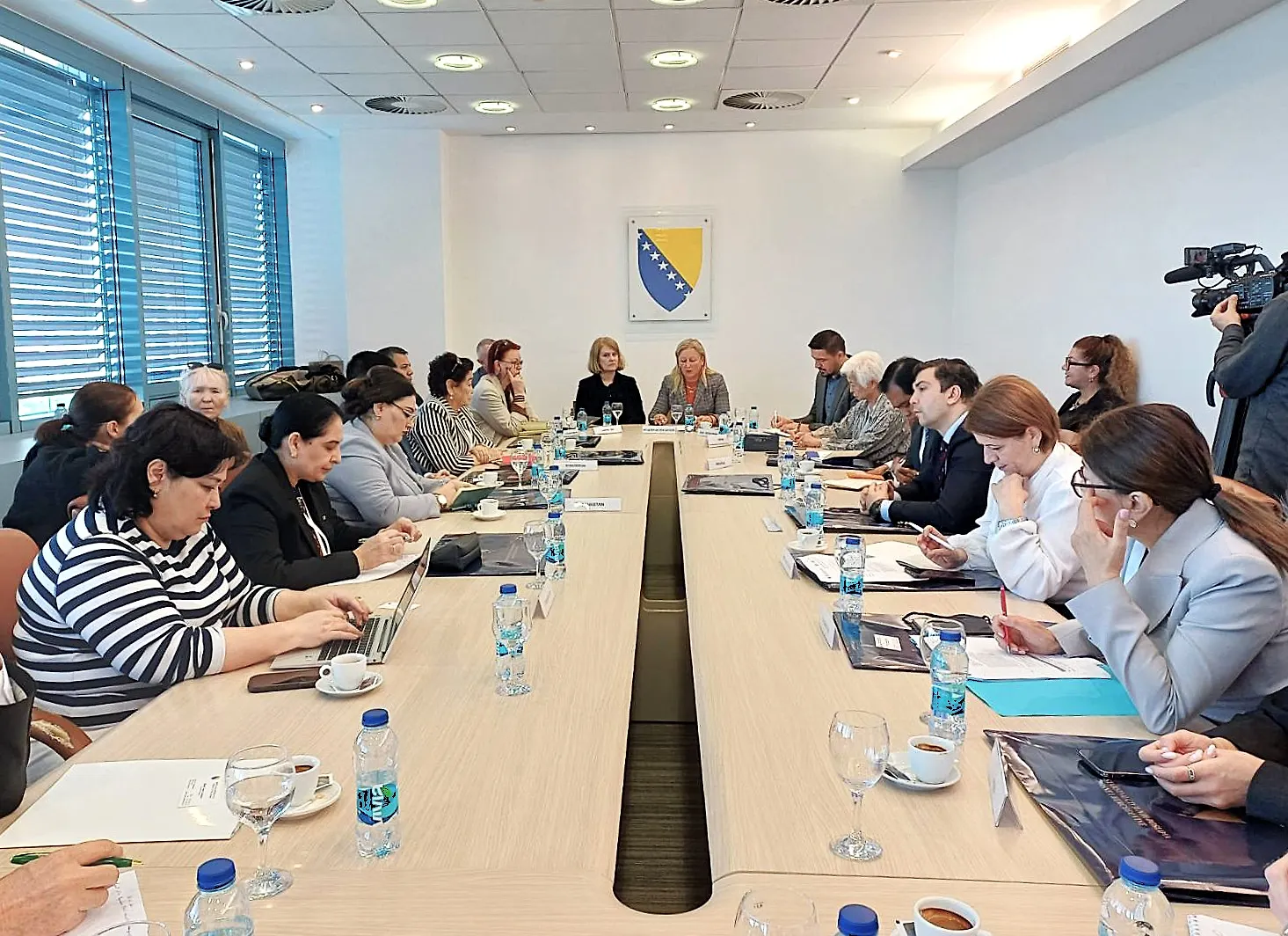 Tajnica Ministarstva civilnih poslova BiH Biljana Čamur Veselinović primila izaslanstvo parlamentaraca iz više zemalja i međunarodnih organizacija