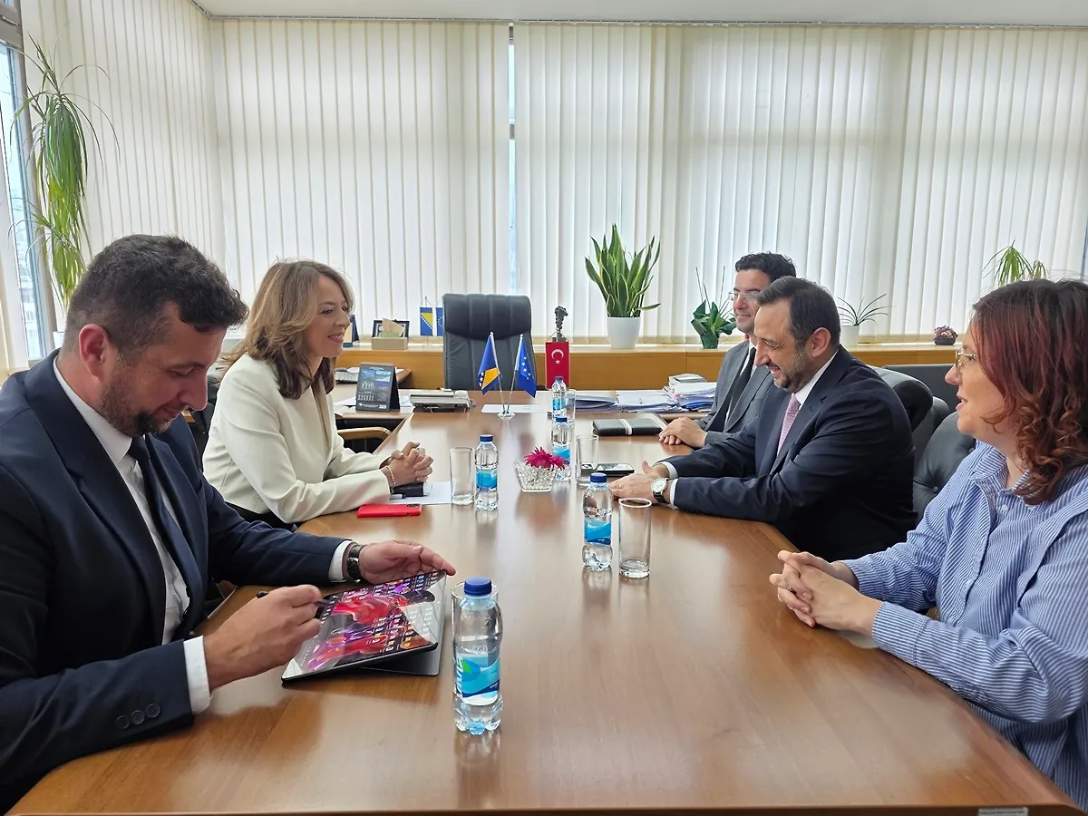 Ministrica Dubravka Bošnjak razgovarala s novoimenovanim ambasadorom Turske u BiH Eminom Aksekijem
