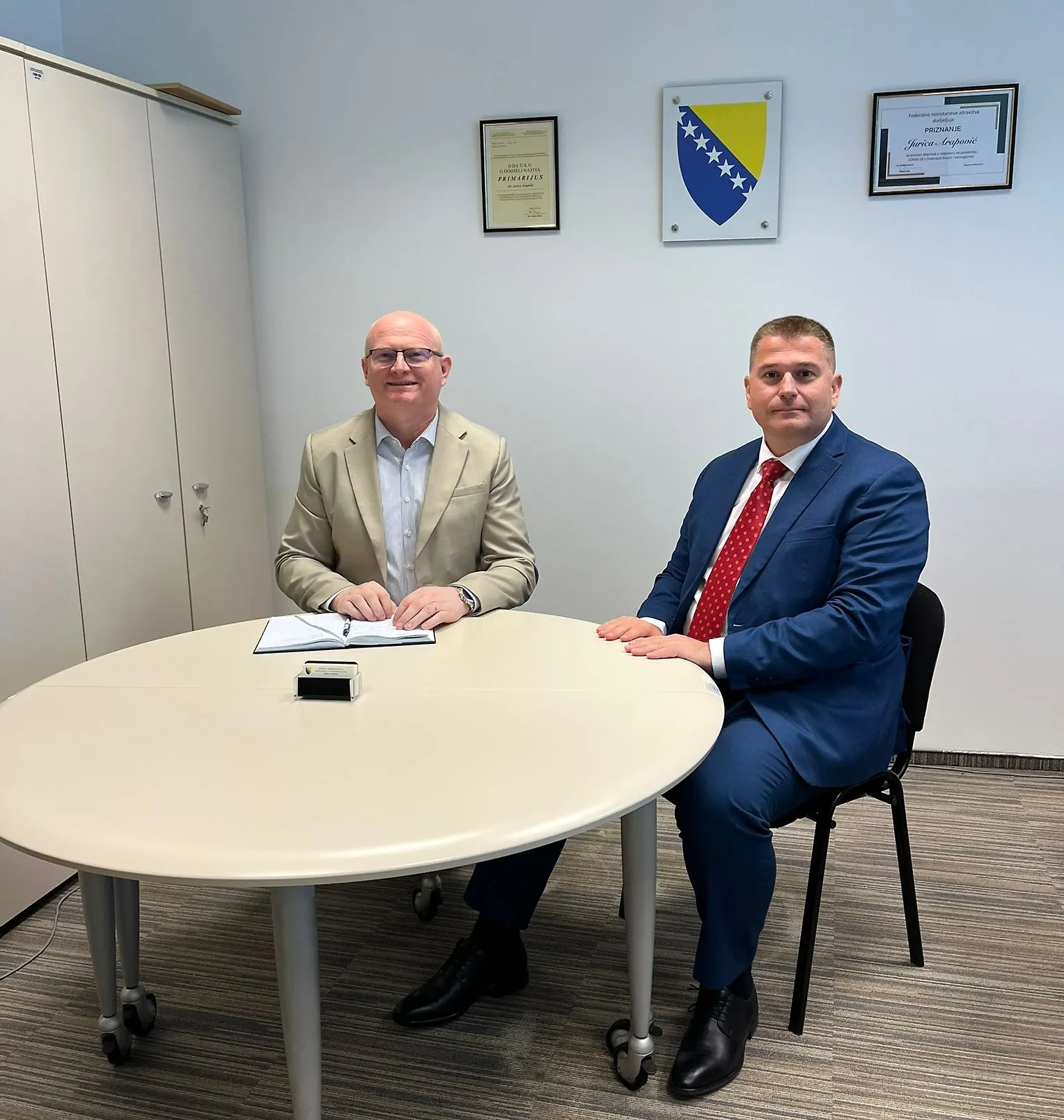 Održan sastanak pomoćnika ministrice civilnih poslova BiH i ravnatelja Zavoda za javno zdravstvo FBiH