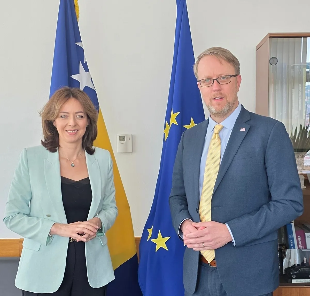 Ministrica civilnih poslova BiH Dubravka Bošnjak održala sastanak s otpravnikom poslova Ambasade SAD-a Danielom Koskijem