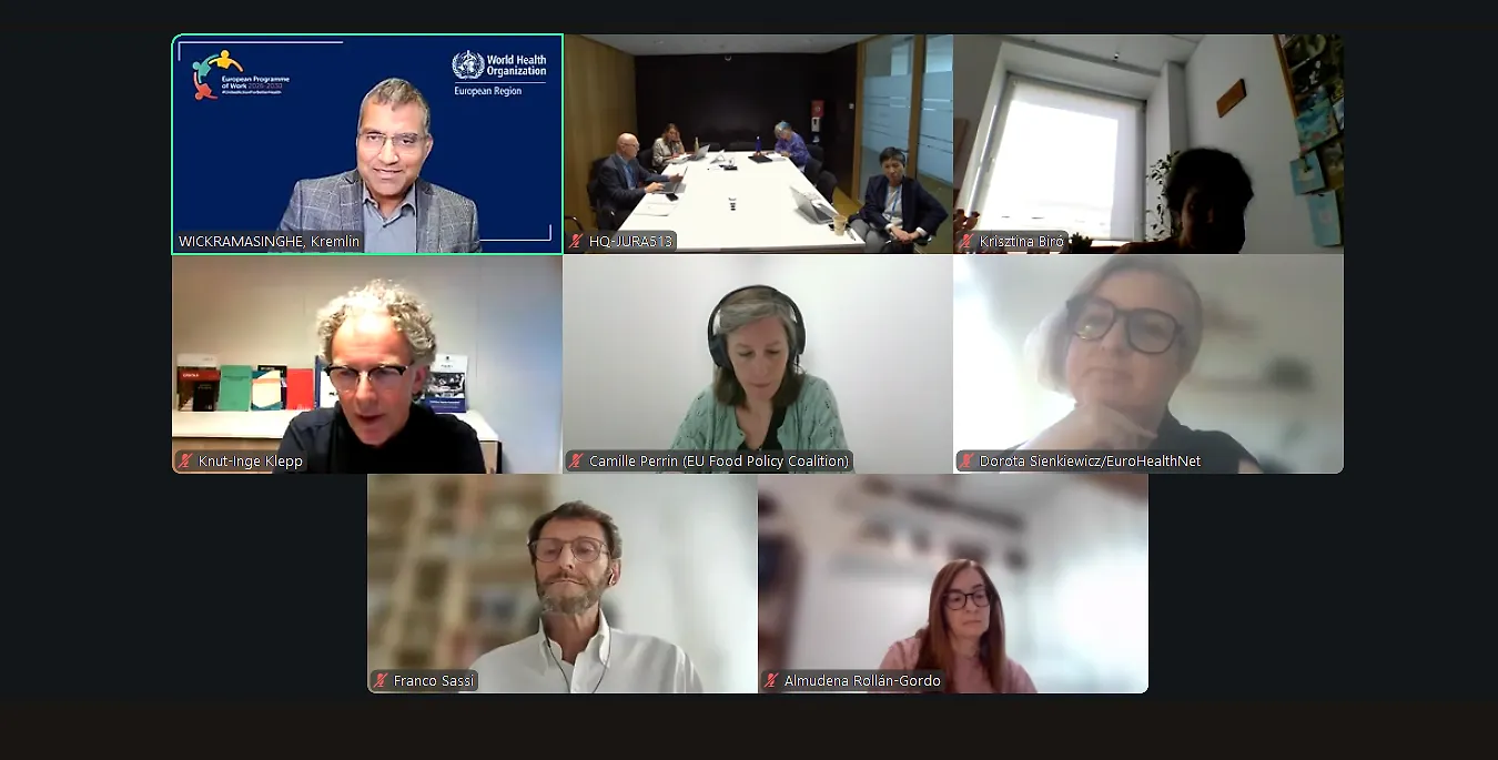 Webinar Svjetske zdravstvene organizacije: Oporezivanje hrane za zdraviju prehranu