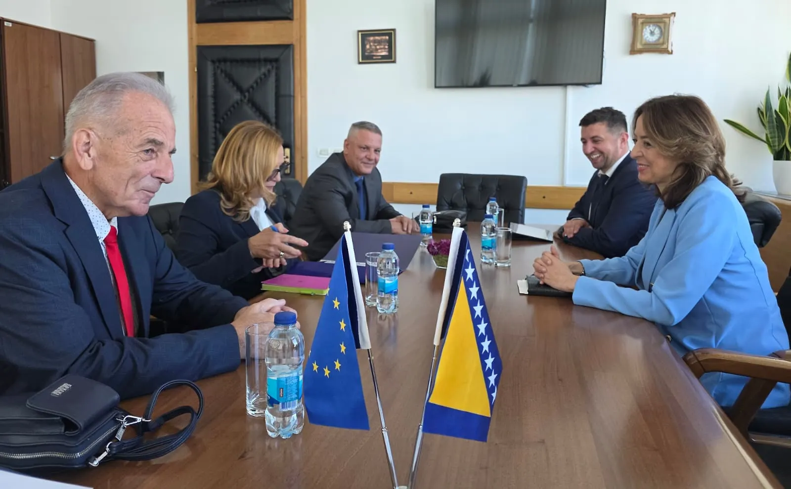 Ministrica civilnih poslova Dubravka Bošnjak sa direktorom HEA o procesu pridruživanja BIH ENQA