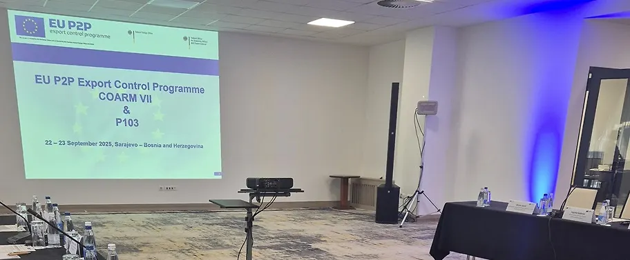 Učešće Ministarstva civilnih poslova BiH na radionici o jačanju kapaciteta za kontrolu strateške trgovine