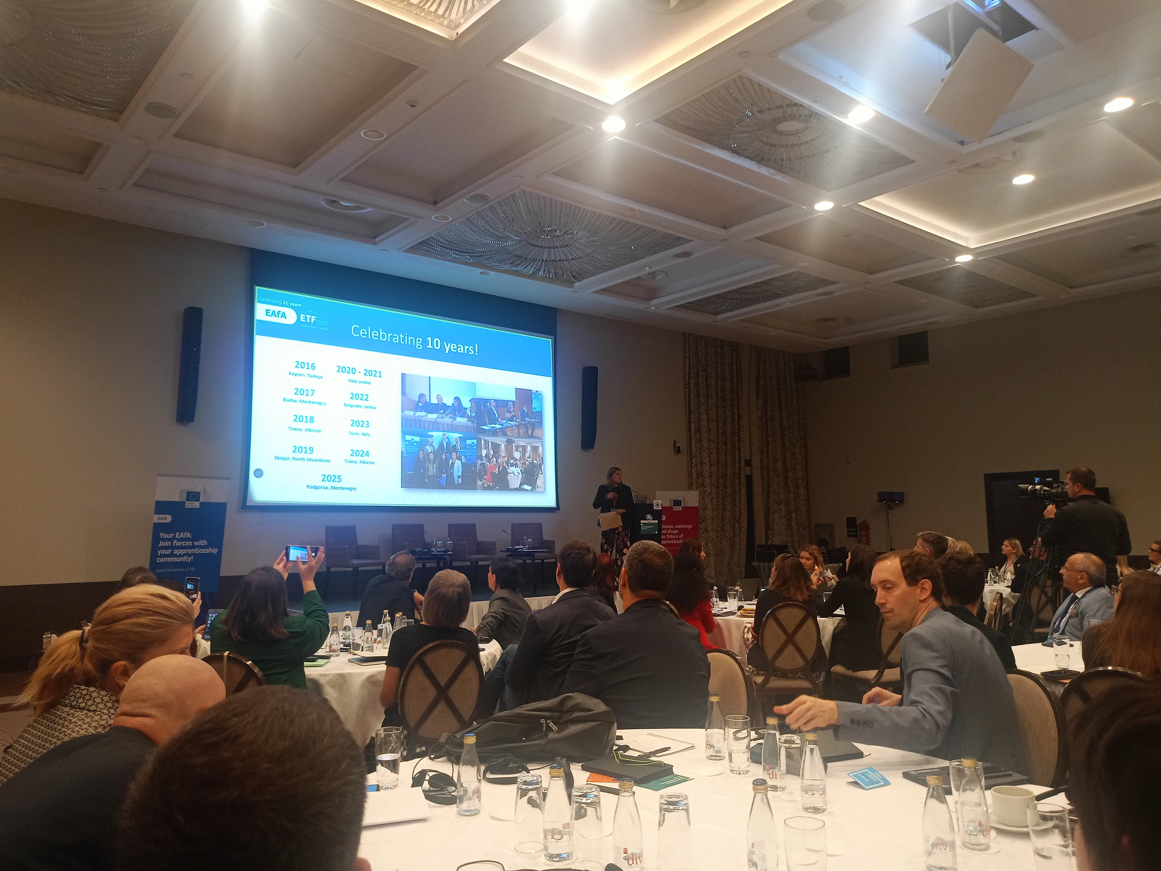 Uposlenica Ministarstva na 10. seminaru Evropskog saveza za naukovanje/šegrtovanje (EAfA) u Podgorici