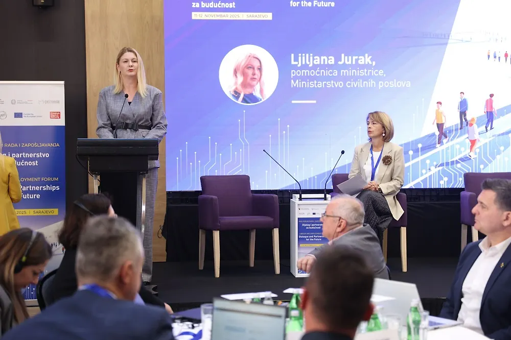 Pomoćnica Ljiljana Jurak učestvovala na Forumu rada i zapošljavanja "Dijalog i partnerstvo za budućnost"