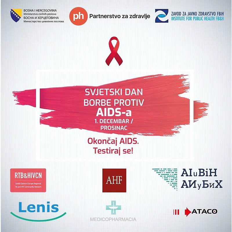 Svjetski dan borbe protiv AIDS-a 2025: Zajedno jačamo odgovor na HIV u Bosni i Hercegovini