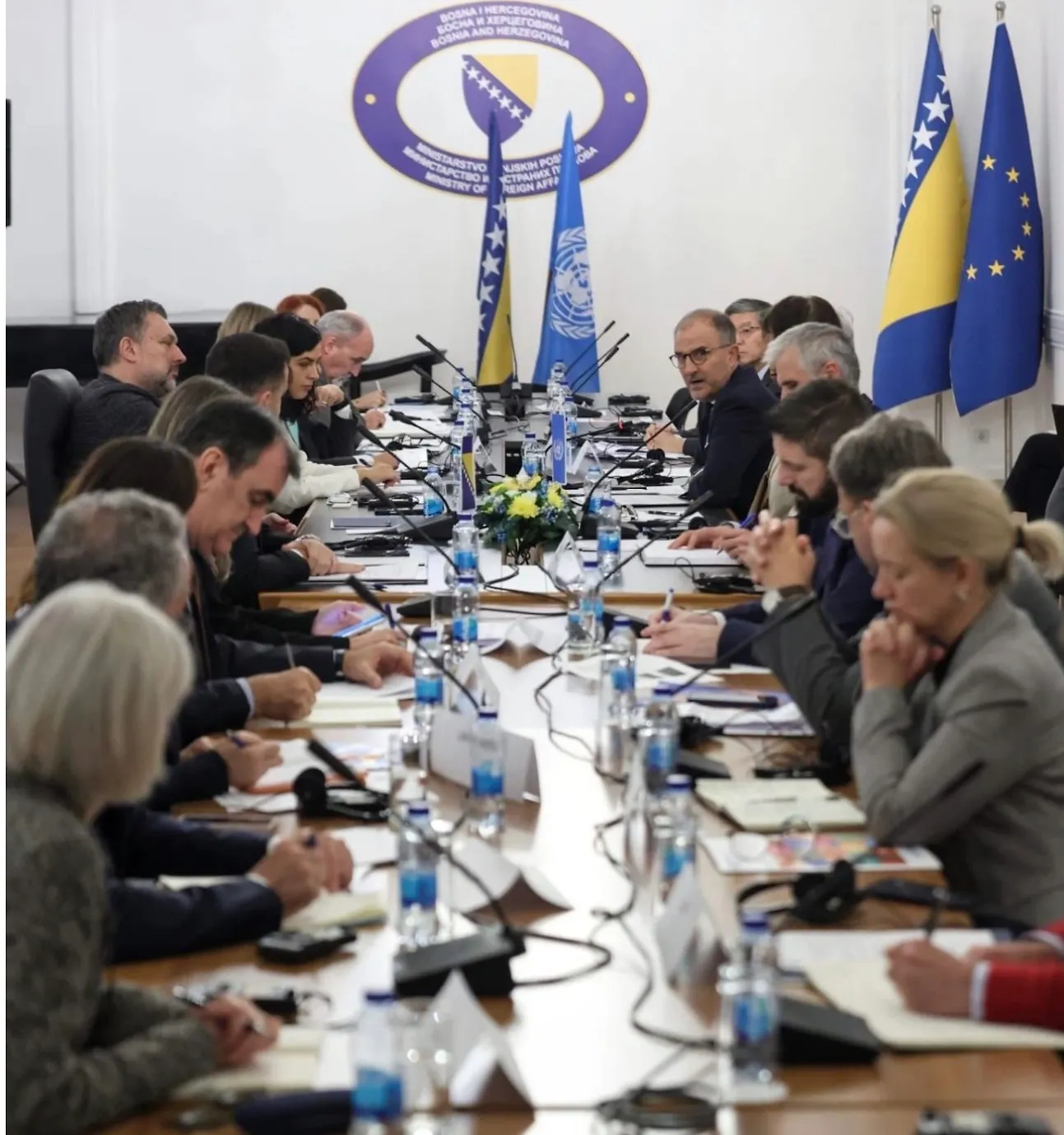 Pomoćnik ministrice Adnan Husić na konsultacijama o izgradnji mira u Bosni i Hercegovini